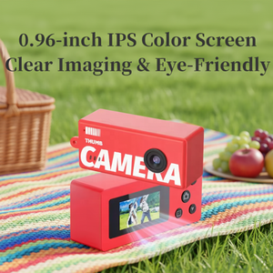 מצלמת צעצוע מיני חמודה לילדים YPORANGEcheng, 1080P HD, חיישן CMOS, MicroSD, גודל אגודל, מסך IPS רחב זווית בגודל 1.0 אינץ', מתנה דיגיטלית - Product Image 3