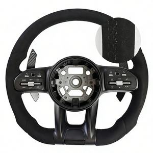 Volant sport en Alcantara complet pour Mercedes Benz <span class=keywords><strong>AMG</strong></span> W204 W210 C190 C238 <span class=keywords><strong>GLA</strong></span> X156 - Product Image 1