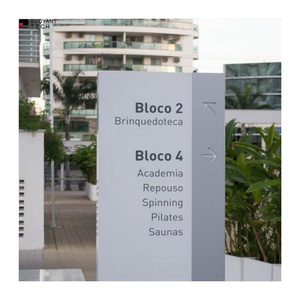 BUOYANT Large Led Building 4s Shop Pylon Sign Standing Advertising Signage for Car Shop Auto Dealer Signs - Product Image 1