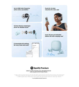 Audífonos Intrauditivos REDMI Buds 8 Lite con Resistencia al Agua IPX4, Cancelación de Ruido ENC, Indicador LED de Batería y Sonido de Alta Fidelidad 5.4 - Product Image 2