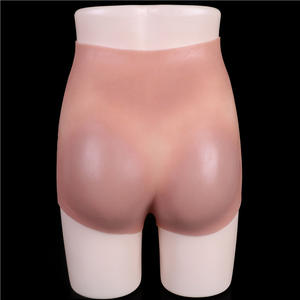 Herren Soft Liquid Silicone Bold Mastur bator Hose Hohe Taille Vier Ecken Hohl <span class=keywords><strong>Penis</strong></span> Wear Dildos Sex Produkte - Product Image 2