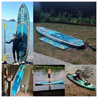 Vente chaude 450LB Paddle Board Gonflable Personnalisé Haute Qualité SUP Board Waterplay Surf Stand up Paddle Board avec Accessoires