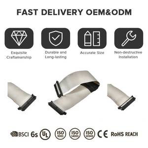 ชุดสายเคเบิลแบบแบนสองแถวประสิทธิภาพสูง พร้อมหัวต่อแบบผีเสื้อ ทองแดงเคลือบดีบุก หุ้มฉนวนพีวีซี สำหรับชุดสายไฟอิเล็กทรอนิกส์ - Product Image 4