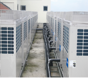 เครื่องปรับอากาศระบบ VRF ใช้สารทำความเย็น R410a ขนาด 12000-24000 BTU สำหรับทำความร้อนและความเย็น พร้อมแหล่งพลังงานแบตเตอรี่ภายนอกอาคาร ระบบ VRF HVAC - Product Image 4