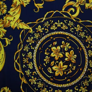 Hot Selling Printed Flower Design 96%polyester 4%spandex 4 Way Stretch Activewear Fabric For Sport
