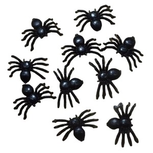 10 Pièces d'araignées artificielles luminescentes pour décorations de Noël, jouets de farces pour Halloween et fêtes d'anniversaire - Product Image 1