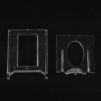 Supports de Présentation de Cartes de Haute Qualité en 2 Pièces, Porte-Cartes de Sport, Supports de Présentation de Cartes à Collectionner Réglables et Coulissants pour Collection TCG