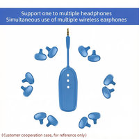 Système de monitoring intra-auriculaire sans fil 2,4 GHz PCBA à faible latence, module audio Bluetooth personnalisé pour écouteurs/casques TWS