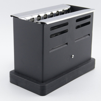 Plaque chauffante électrique portable avec thermostat réglable, boîtier métallique, classe d'efficacité énergétique pour usage domestique et fumer la chicha