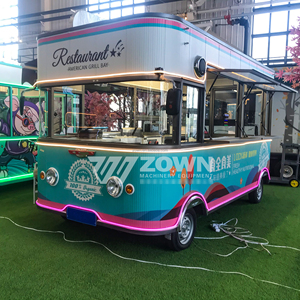 Mobile Food Truck Concession Factory-Direct Sales Snack Food Hotdog <b>Chips</b> Street Cart Trailer Mobile Bar - Product Image 3