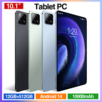 Teléfono Pad 6S con Pantalla Grande de 11 Pulgadas, 12GB+512GB, 108MP, 8000mAh, 5G de Gama Básica, Doble SIM, Pantalla Completa, Navegador HD, Pantalla Perforada