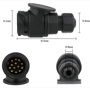 Fiche de <span class=keywords><strong>remorque</strong></span> OEM 13 broches 12V 13 broches adaptateur de fil électrique pour caravane convertisseur d'<span class=keywords><strong>attelage</strong></span> de <span class=keywords><strong>remorque</strong></span> pour connecteur de véhicule - Product Image 5