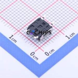 YTS1S0052BEG00 Tactile Switch SMD Switch Single Pole Single Throw Round Button 1.6N Vertical Mount - Product Image 2