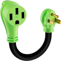6-50P vers NEMA 14-50R EV Chargeur Adaptateur Cordon 50 Amp 3 Prong Plug vers 4 Prong Femelle