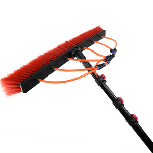 YF 5.5m 7.5m panneau solaire <span class=keywords><strong>brosse</strong></span> alimentée en eau <span class=keywords><strong>brosse</strong></span> <span class=keywords><strong>télescopique</strong></span> poteau de <span class=keywords><strong>nettoyage</strong></span> de vitres pour nettoyeur extensible véranda toit - Product Image 2