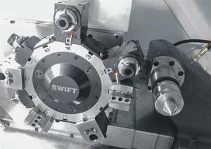 Prcs ckfh508 Độ Chính Xác Tốc Độ Cao Chuyển Trung Tâm Duy Nhất Trục Chính 4-Trục <span class=keywords><strong>CNC</strong></span> Máy Tiện Máy Cho Các Bộ Phận Nhỏ Gia Công - Product Image 5