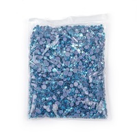 Vente en gros en vrac de strass en verre, mélange de tailles, colle forte SS3-SS30 strass en cristal Hot Fix pour accessoire de vêtement