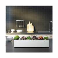 Chine Pot de fleur en acier inoxydable personnalisé de produit de haute qualité, pot de fleur de meubles en métal personnalisé