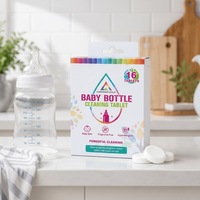 Produits de nettoyage professionnels pour bébés, comprimés nettoyants pour biberons pour nourrissons