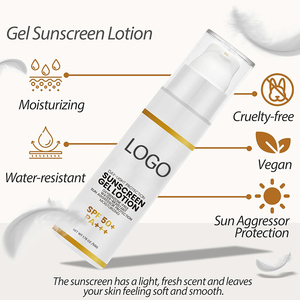 Aixin Private Label 50ml Natural <span class=keywords><strong>de</strong></span> amplio espectro SPF 50 P +++ Clasificación Sun Aggressor Protection Reparaciones Loción <span class=keywords><strong>de</strong></span> protección solar ultraligera - Product Image 6