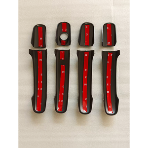 ฝาครอบมือจับประตูสำหรับ Ford Everest 2015 ABS ชุดอุปกรณ์ตกแต่งภายนอก<span class=keywords><strong>ส</strong></span>ีดำด้าน - Product Image 4