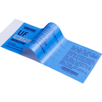 Étiquettes adhésives en PET argenté brillant personnalisées, autocollants en vinyle imperméables de luxe pour usage médical