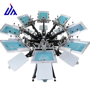 Pallet nhôm giá rẻ bàn phẳng mới 6 Trạm đa màu thủ công máy in lụa Màn hình máy in cho túi nhựa - Product Image 6