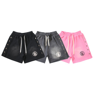 Shorts décontractés de haute qualité 320g de la marque américaine Hellstar, effet délavé et vieilli, pour hommes et femmes, Ius - Product Image 2