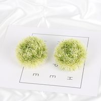 Boule de gazon artificiel réaliste en gros, type Dianthus Milan, fausse plante verte, chrysanthème, pour décoration intérieure, mariage et aménagement paysager