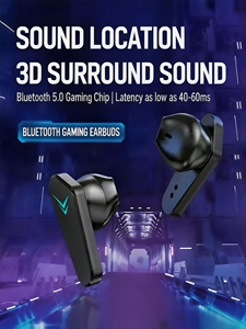 Auriculares para Juegos, Auriculares Inalámbricos con Pantalla LED, Auriculares para Gamers, Auriculares de Baja Latencia X15 - Product Image 4