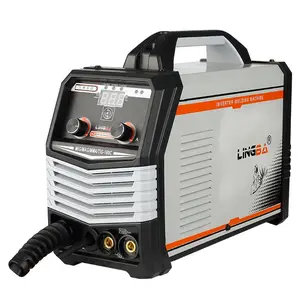 Lingba חצי אוטומטי שטף Cored חוט Mig Mma הרם Tig 5 ב 1 Gasless Mig רתך 220V עם LCD 160C