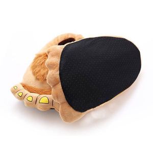 Pantoufles en peluche à la mode, excentriques et rétro pour homme sauvage, pantoufles en coton moelleux chaud d'intérieur de maison de grands pieds de <span class=keywords><strong>Hobbit</strong></span> - Product Image 5