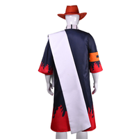 Costume de cosplay Kimono Flammes One Piece Portgas D. Ace, tenue d'anime japonais pour Halloween et Carnaval