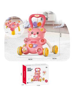 Juguete Educativo para Bebés y Niños Pequeños, Rompecabezas, Entrenamiento, Fitness, Deportes, Carrito de Bebé, Juguetes para Automóvil, Teclado Electrónico, Oso, Andador para Bebés - Product Image 1