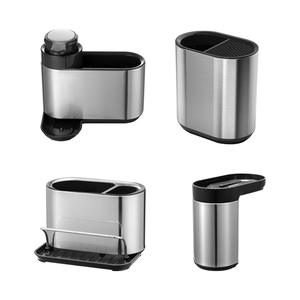 Organizador de Cocina de Acero Inoxidable, Rectangular, Multifuncional, para Cubiertos y Utensilios - Product Image 5