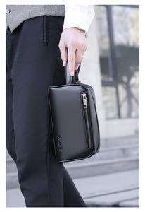 2025新款时尚男士手包密码锁防Pu皮革潮包大容量商务男士手包 - Product Image 4