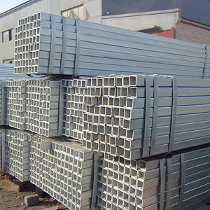 Fournisseurs de tubes carrés et rectangulaires en acier galvanisé à faible teneur en carbone pour la construction - Product Image 1