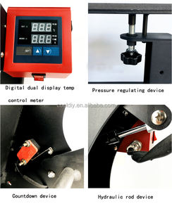 Máquina de prensa de calor combinada 2 en 1, etiqueta de 15*15CM, tapa caliente/máquina de transferencia de calor, máquina de logotipo de impresión por sublimación - Product Image 6