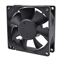 8025 24V/12V DC Kühlventilator mit Kugellager und Kunststoffblättern für Solarwechselrichter, OEM ODM ROHS Zertifiziert