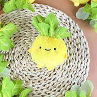 Kawaii Hot Fruit Series Poupée Aubergine Caoutchouc Légumes En Peluche Jouet Cerise Maïs Mignon Poupée Machine Cadeau Fourrure Nylon