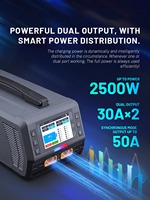 ToolkitRC M14DAC 2600W 50A Déchargeur d'équilibrage double canal pour chargeur de batterie RC intelligent LiPo LiHV 6-14S Pièces de drone