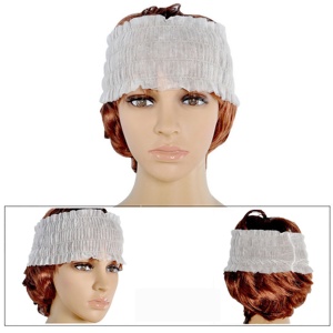 Bandeau jetable non tissé tendance <span class=keywords><strong>pour</strong></span> femmes, bandeaux extensibles <span class=keywords><strong>pour</strong></span> spa et salon - Product Image 2