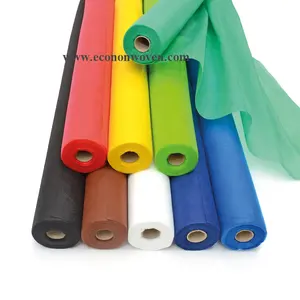 Eco Friendly China Manufacturers Tnt Nonwoven White Polypropylene Spun-bond Spunbonded Roll Pp Non Woven Polyester Fabric