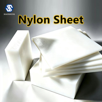 Ventes d'usine de plaques et panneaux en polyamide extrudé (MC Nylon) bleu, noir, blanc