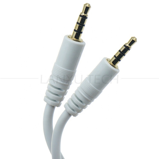 3.5mm Male to Male/Female Stereo AUX 4-Pole TRRS Mono Jack Microphone PVC Jacket Speaker Audio Extension Cable