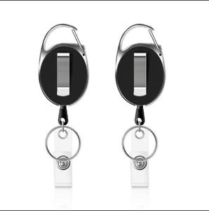 X57 Enrouleur de badge rétractable en métal ABS vierge, personnalisable, pour vente en gros et en vrac, avec porte-clés, pour cartes d'identité, personnel dentaire, infirmiers et personnel médical - Product Image 4