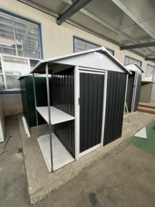 Metal Patio Outdoor <strong>Garden</strong> <strong>Sheds</strong> Backyard Bike Tool Storage <strong>Sheds</strong> with <strong>Shelving</strong> Wholesale Apex Shedmetal Storage - Product Image 2