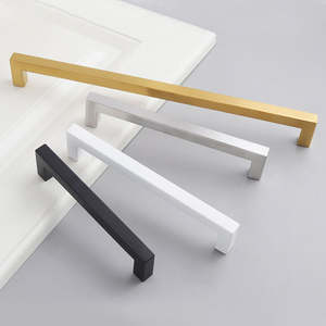 Moderno Armario de Acero Inoxidable para Cocina, Dormitorio, Sala de Estar, Escuela, Color Dorado y Negro, con Puerta Cuadrada, Mueble de Almacenamiento - Product Image 2