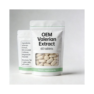 Suplemento de Extracto Herbal, Ácido Valerénico, Tabletas de Raíz de Valeriana, Píldoras para Dormir, Tabletas de Valeriana - Product Image 2