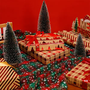 กระดาษห่อคริสต์มาส2024พร้อมปั๊มร้อน43*300ซม. กระดาษห่อของขวัญกระดาษคราฟท์ - Product Image 5